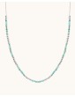 Collier Amazonite 2mm sur Argent 925 - Dalia Aloe Bijoux